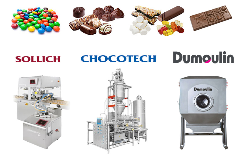 Solutions et applications pour vos produits de confiserie et chocolaterie